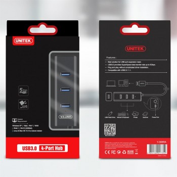 UNITEK Y-3089 Unitek Hub 4x USB 3.0. Y-3089