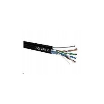 SOLARIX SXKD-5E-FTP-PE Zewnętrzny kabel instalacyjny Solarix FTP PE CAT5e drut 305m/box