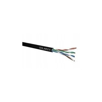 SOLARIX SXKD-5E-UTP-PEG Zewnętrzny kabel instalacyjny Solarix PE CAT5e UTP PE drut 305m/box
