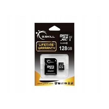 G.SKILL Karta Pamięci Micro SDXC 128GB Class 10 UHS-1 + adapter