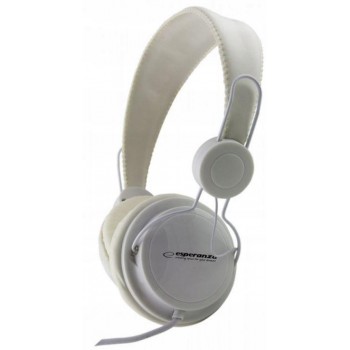 ESPERANZA EH148W - 5901299908037 ESPERANZA EH148W SENSATION - Słuchawki Audio Stereo z Regulacją Głośności 3m