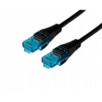 DIGITUS DK-1512-070/BL DIGITUS Kabel patch cord UTP, CAT.5E, czarny, 7.0 m, 15 LGW