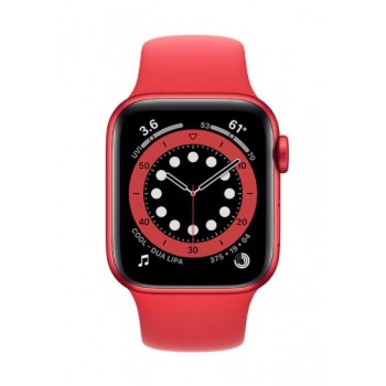 APPLE Watch Series 6 GPS 44mm PRODUCT RED Aluminium Case with PRODUCT RED Sport Band - Regular
