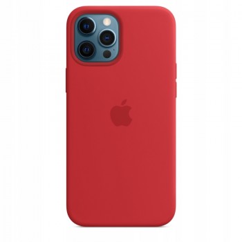 APPLE iPhone 12 Pro Max Silicone Case with MagSafe - PRODUCT RED