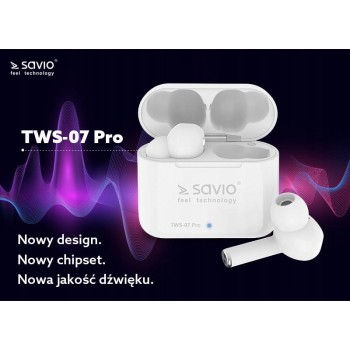 SAVIO TWS-07 PRO Wireless Bluetooth Earphones