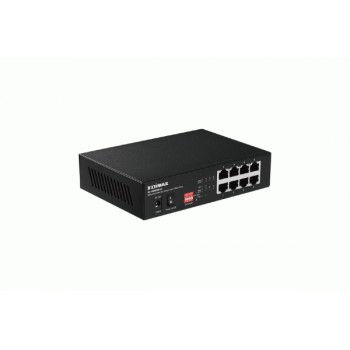 Edimax 8-Port Fast Ethernet Switch with 4 PoE Ports (48W) 802.3at (External Power)