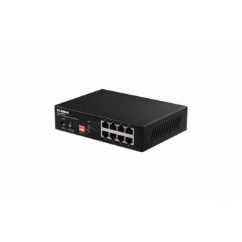 Edimax 8-Port Fast Ethernet Switch with 4 PoE Ports (48W) 802.3at (External Power)