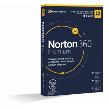 *Norton 360 PREMIUM 75GB PL 1U 10Dvc 1Y 21408749