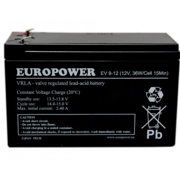 Akumulator EV 12V 9Ah Akumulator EV 12V 9Ah