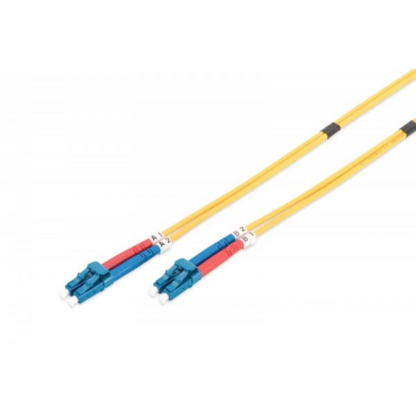 Patchcord FO Singlemode 09/125 OS2 LC-LC duplex 7m Żółty Patchcord FO Singlemode 09/125 OS2 LC-LC duplex 7m Żółty