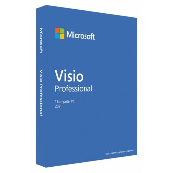 Visio Professional 2021 PL Win P8 Medialess D87-07630