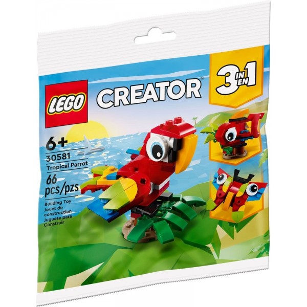 Klocki Creator 30581 Tropikalna papuga 3 w 1 Klocki Creator 30581 Tropikalna papuga 3 w 1