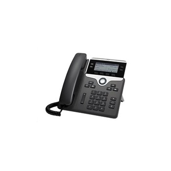 Cisco CP-7841-3PCC-K9, VoIP telefon, 4line, 2x10/100/1000, displej, PoE