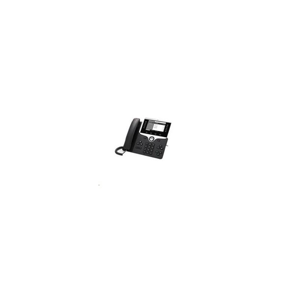 Cisco CP-8811-3PCC-K9, VoIP telefon, 10line, 2x10/100/1000, 5" displej, PoE Cisco CP-8811-3PCC-K9, VoIP telefon, 10line, 2x10/100/1000, 5" displej, PoE