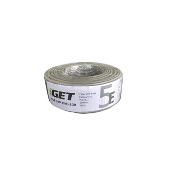 iGet CAT5E UTP PVC Eca Síťový kabel 100m/role