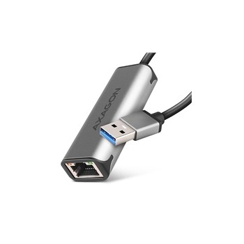 AXAGON ADE-25R USB-A 3.2 Gen 1 - karta sieciowa 2.5 Gigabit Ethernet, Realtek 8156, automatyczna instalacja, szara