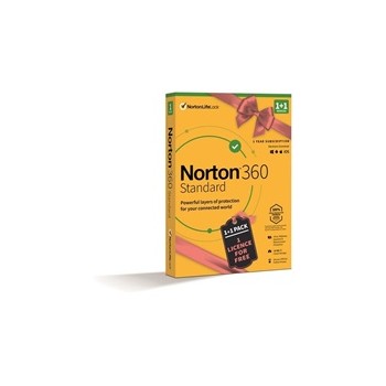 NORTON 360 STANDARD 10GB + VPN, 1+1 uživatel pro 1 zařízení na 1 rok BOX