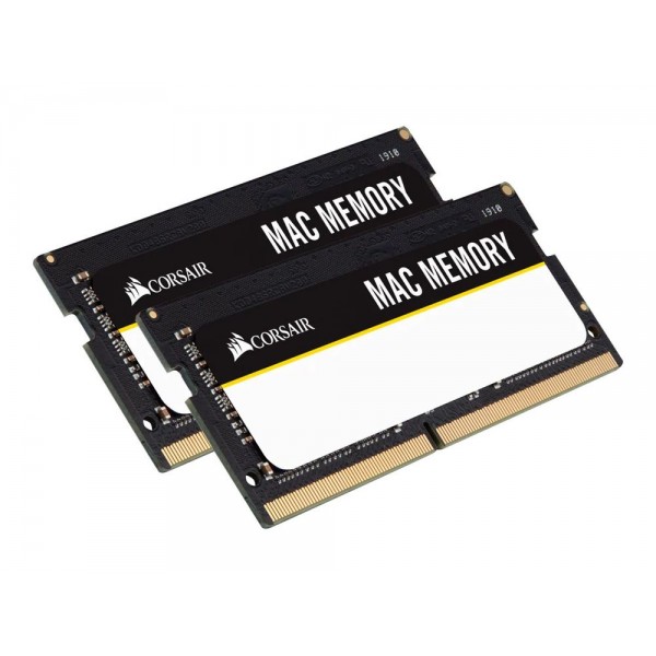 CORSAIR Mac Memory - DDR4 - 32 GB: 2 x 16 GB - SO DIMM 260-PIN - ungepuffert CORSAIR Mac Memory - DDR4 - 32 GB: 2 x 16 GB - SO DIMM 260-PIN - ungepuffert