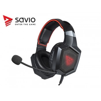 Słuchawki gamingowe SAVIO FORGE Jack 3.5mm + USB