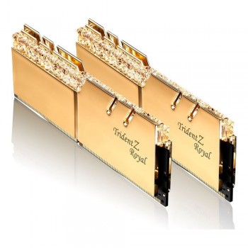 G.Skill Trident Z Royal Series RAM - 128 GB (4 x 32 GB Kit) - DDR4 3200 UDIMM CL14