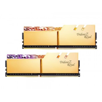 G.Skill Trident Z Royal Series - DDR4 - Kit - 64 GB: 2 x 32 GB - DIMM 288-PIN - 2666 MHz / PC4-21300 - ungepuffert