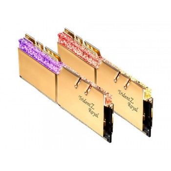 G.Skill Trident Z Royal Series - DDR4 - Kit - 32 GB: 2 x 16 GB - DIMM 288-PIN - 3200 MHz / PC4-25600 - ungepuffert