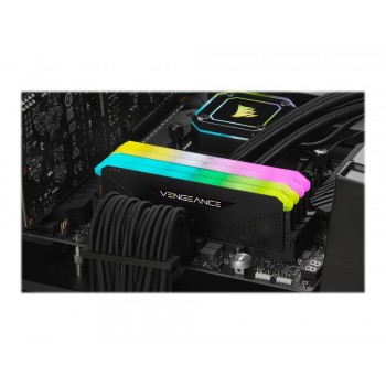 CORSAIR Vengeance RGB RS RAM - 32 GB (2 x 16 GB Kit) - DDR4 3600 UDIMM CL18