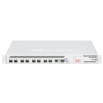 MikroTik CCR1072-1G-8S+ RouterOS L6 8xSFP+, 1xRJ45 GbE, 16GB RAM, 1U, Dual PSU