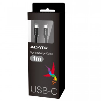 ADATA KABEL USB-C to USB-C 3.2 1M Czarny