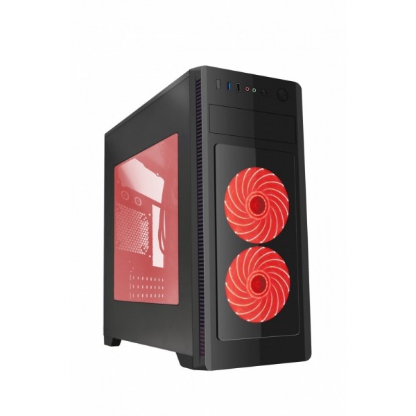 Obudowa Midi Tower Fornax 1000 R czerwona Obudowa Midi Tower Fornax 1000 R czerwona