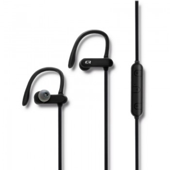Słuchawki sportowe bezprzewodowe dokanałowe BT4.2 mikrofon super bass czarne