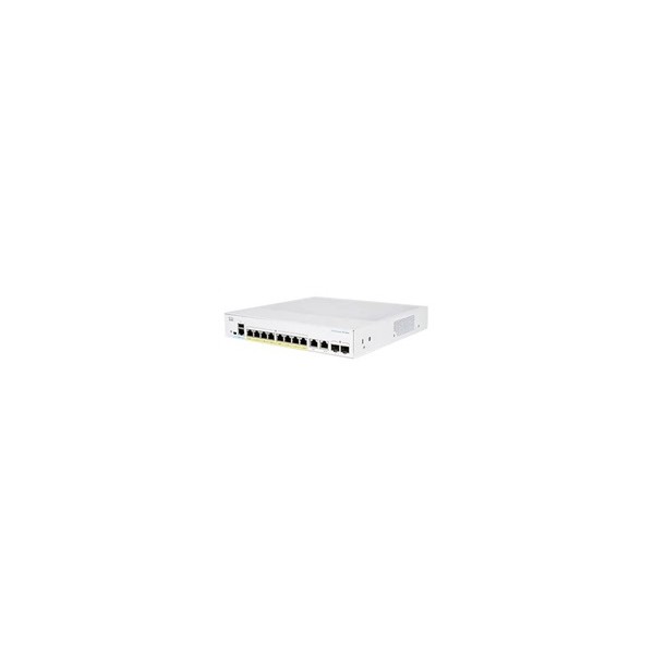 Cisco switch CBS350-8P-2G-UK, 8xGbE RJ45, 2xGbE RJ45/SFP, fanless, PoE+, 67W - REFRESH Cisco switch CBS350-8P-2G-UK, 8xGbE RJ45, 2xGbE RJ45/SFP, fanless, PoE+, 67W - REFRESH