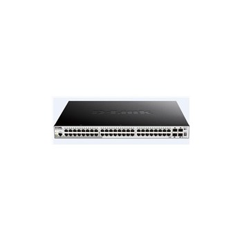D-Link DGS-1510-52XMP 52-Port Gigabit Stackable PoE Smart Managed Switch including 4 10G SFP+, 370W PoE budget