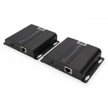 Przedłużacz (Extender) HDMI IP/Cat.5/6/7 120m 4K PoE HDCP 1.4 IR audio (zestaw)