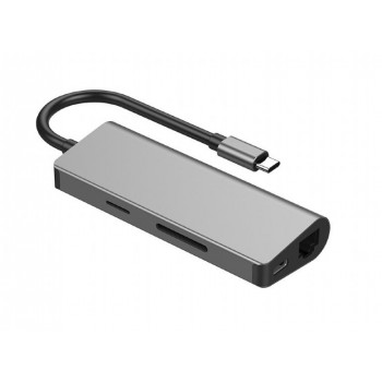 I/O ADAPTER USB-C TO HDMI/USB3/5IN1 A-CM-COMBO5-01 GEMBIRD