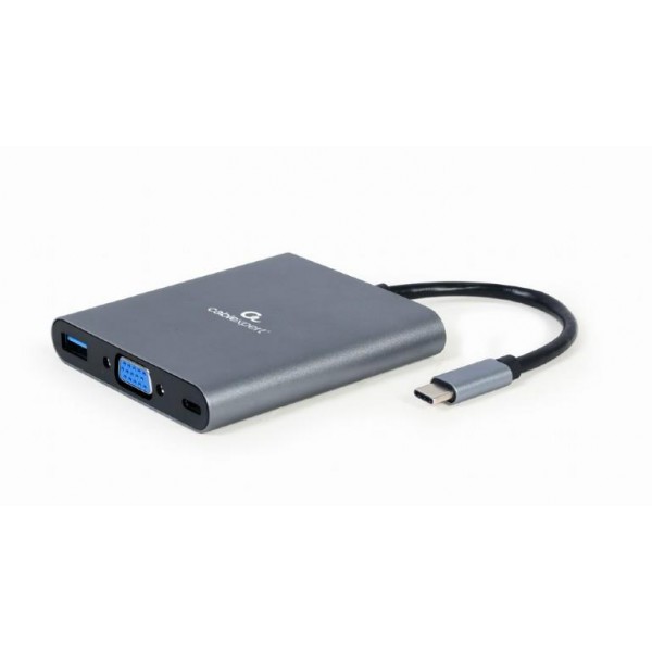 I/O ADAPTER USB-C TO HDMI/USB3/6IN1 A-CM-COMBO6-01 GEMBIRD I/O ADAPTER USB-C TO HDMI/USB3/6IN1 A-CM-COMBO6-01 GEMBIRD