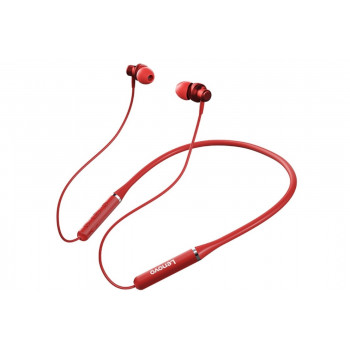 Słuchawki Lenovo HE05 (bezprzewodowe, Bluetooth, douszne, czerwone)
