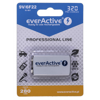 Zestaw akumulatorków everActive EVHRL22-320 (320 mah , Ni-MH)