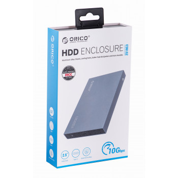 ORICO OBUDOWA DYSKU HDD/SSD 2,5",USB-C 3.2, 10GBPS