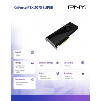 Karta graficzna GeForce RTX2070 SUPER 8GB BLOWER