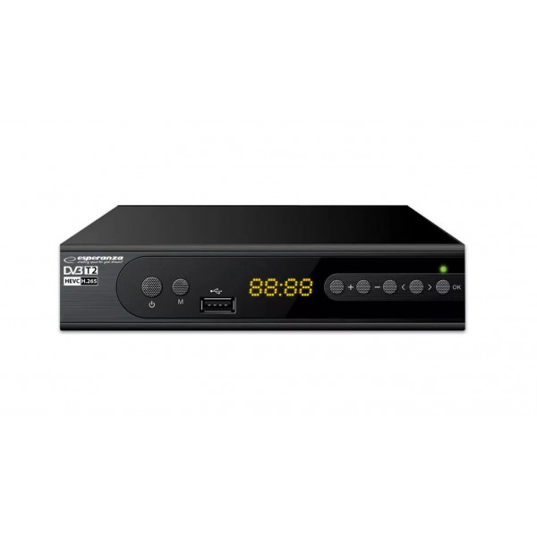 ESPERANZA TUNER DVB-T2 H.265/HEVC EV106R ESPERANZA TUNER DVB-T2 H.265/HEVC EV106R