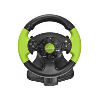 Kierownica Esperanza EG104 (PC, Xbox 360, kolor czarno-zielony)