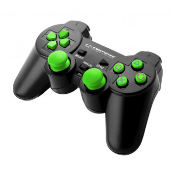Gamepad kontroler Esperanza TROOPER EGG107G (PC, PS3, kolor czarno-zielony)