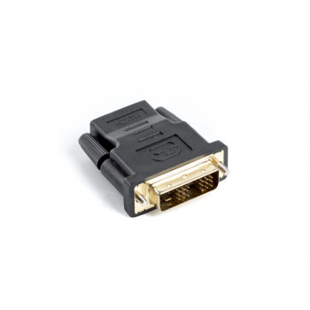 Adapter Lanberg AD-0013-BK (HDMI F - DVI-D M, kolor czarny)