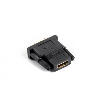 Adapter Lanberg AD-0013-BK (HDMI F - DVI-D M, kolor czarny)