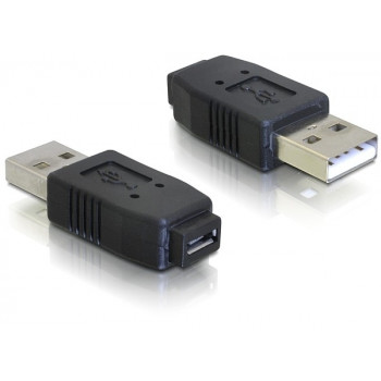 Adapter DELOCK 65029 (USB M - Micro USB F, kolor czarny)