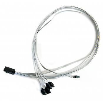 Kabel Adaptec 2279800-R (Mini SAS HD - SATA , 0,8m, kolor biały)