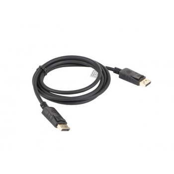 Kabel Lanberg CA-DPDP-10CC-0018-BK (DisplayPort Męski - DisplayPort Męski, 1,8m, czarny)