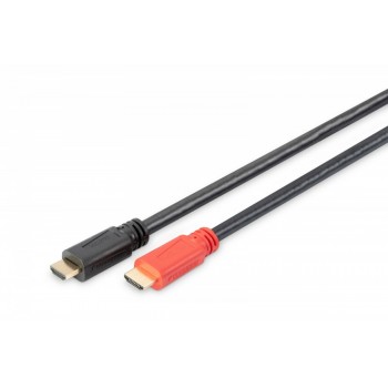 Kabel połączeniowy HDMI HighSpeed ze wzmacniaczem 1080p 60Hz FHD Typ HDMI A/HDMI A M/M 20m Czarny
