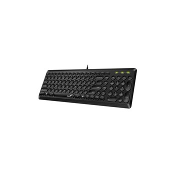 GENIUS klávesnice Slimstar Q200/ Drátová/ USB/ černá/ retro design/ CZ+SK layout